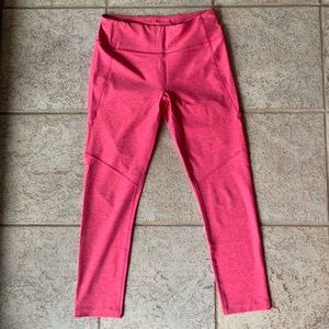 3/4 length Warmup Leggings in Flamingo